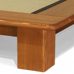 Lit en frêne FSC massif naturel YUGAO de Makoura