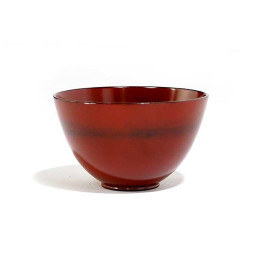 Bol du Japon laqué rouge