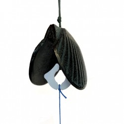 detail clochette japonaise furin coquillage fonte