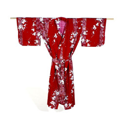 Yukata femme SAKURA rouge