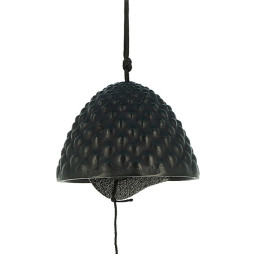 clochette a vent japonaise furin arare fonte noire