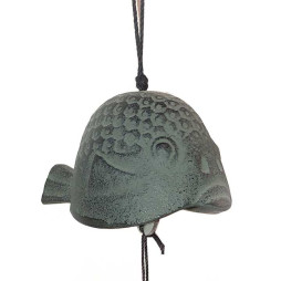 clochette a vent japonaise furin poisson globe fugu fonte