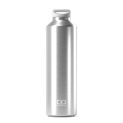 Bouteille MB isotherme en inox - finition inox argent