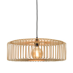 Suspension BROMO en bambou tressé à la main, style boho-chic, ambiance intérieure