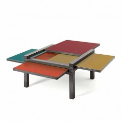 Table PAR 4 chêne anthracite COLOR