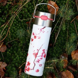 Bouteille MB isotherme en inox - finition inox argent