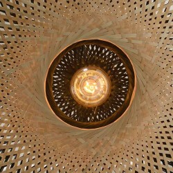 Suspension Good&Mojo Kalimantan – Bambou tressé & lumière poétique