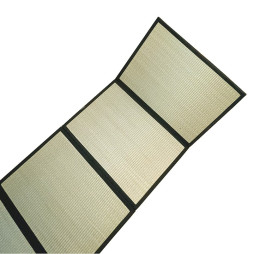 tatami pliable japonais 90x200 cm en 4 parties vue dépliée