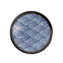 Assiette plate du Japon ARASHI