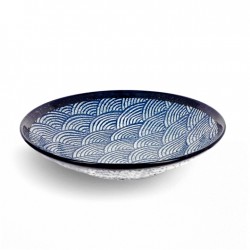 Plat GRANDES VAGUES tradition Japon