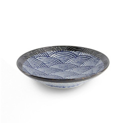 Assiette creuse du Japon ARASHI