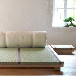 Lit HAÏKU frêne massif naturel non traité