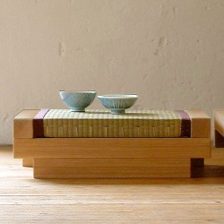 Lit HAÏKU frêne massif naturel non traité