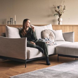 Canapé SIGMUND double-lit de dépannage 160 x 200 cm