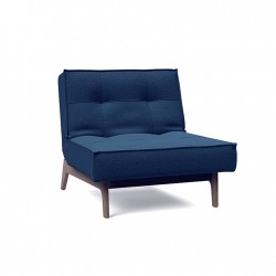 SPLITBACK, canapé modulable avec pieds et accoudoirs en chêne massif.