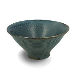 Bol conique turquoise