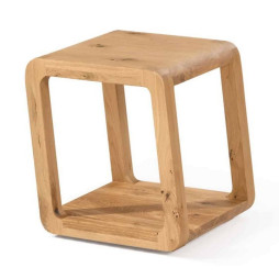 Table de nuit LIV de Dormiente en bois massif