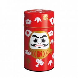 Boîte à thé Daruma rouge 800 g | Futon Shop Suisse