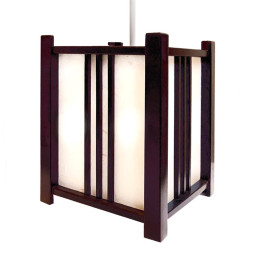 Petite suspension japonaise AKARY en bois