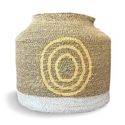 Cache-pot TRIBAL 3 jacinthe d'eau