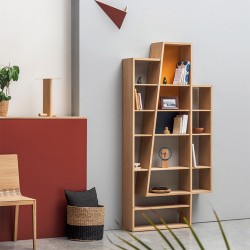 FRISCO bibliothèque en chêne massif