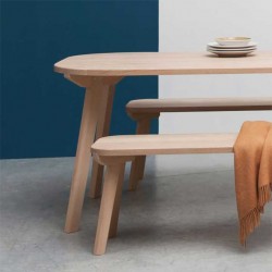 ARONDE table de salon en chêne massif made in France DRUGEOT