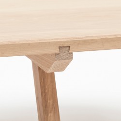 ARONDE table de salon en chêne massif made in France DRUGEOT