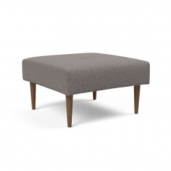 Modulable avec une structure en métal, pieds et accoudoirs en chêne massif.