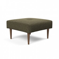 Modulable avec une structure en métal, pieds et accoudoirs en chêne massif.