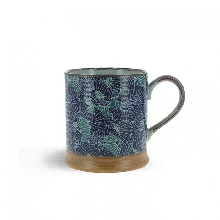 Mug japonais pm AOI FAN bleu