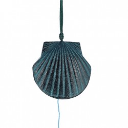 clochette a vent japonaise furin coquillage en fonte