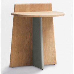 Table de nuit LIV de Dormiente en bois massif