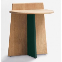 Table de nuit LIV de Dormiente en bois massif