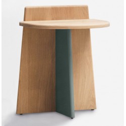 Table de nuit LIV de Dormiente en bois massif