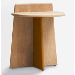 Table de nuit LIV de Dormiente en bois massif