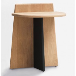 Table de nuit LIV de Dormiente en bois massif