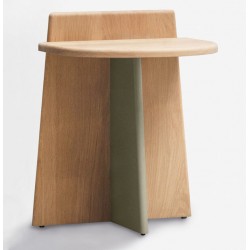 Table de nuit LIV de Dormiente en bois massif