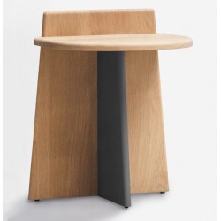 Table de nuit LIV de Dormiente en bois massif