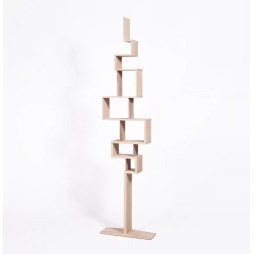 Bibliothèque en chêne massif design GLYCINE