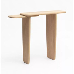 Console arrondie design en bois massif TOI ET MOI