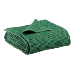 Plaid MAIA de Vivaraise coton gaufré façon nid d'abeille