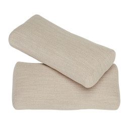 Modulable avec une structure en métal, pieds et accoudoirs en chêne massif.