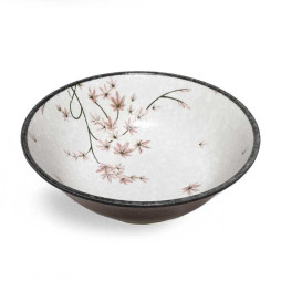 Bol à RAMEN  FEUILLE d'ERABLE  en porcelaine