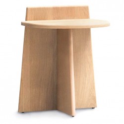 Table de nuit LIV de Dormiente en bois massif