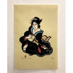 “Shamisen Player”