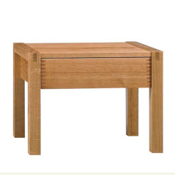 MERIDA, lit en bois massif avec un grand dossier, made in Germany