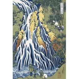 Kirifuri Waterfall at Mt.Kurokami in Shimotsuke Province