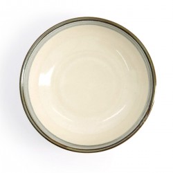 Bol évasé japonais KAZAN en porcelaine émaillée.