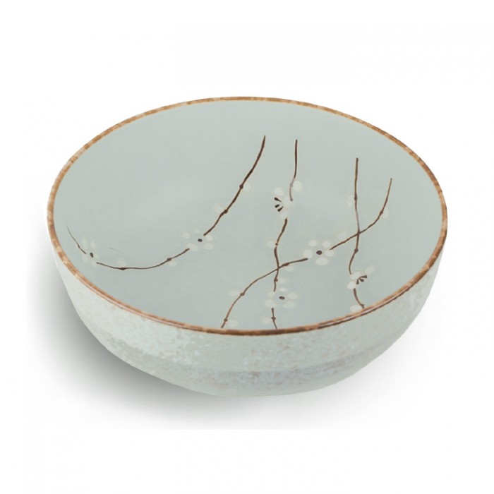 Saladier japonais SAKURA vert d’eau ∅25cm