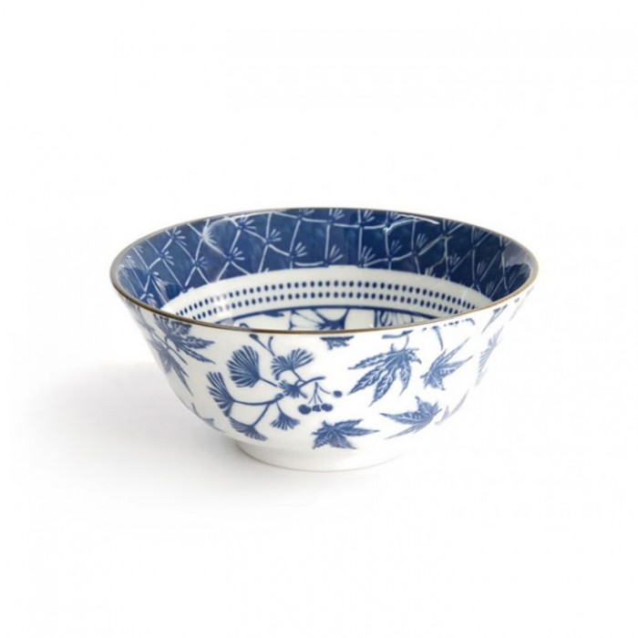 Bol japonais FLORIKA GINKGO 15,2 cm décor feuille de ginkgo